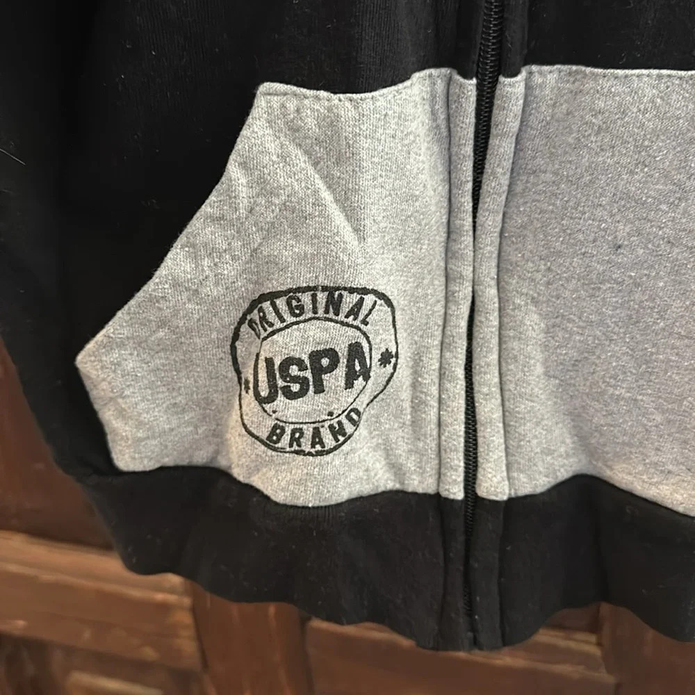 Boys US Polo Association zip-up hoodie - Picture 3 of 4